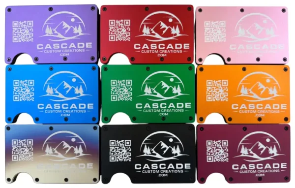 Metal Wallet - Laser Engraved