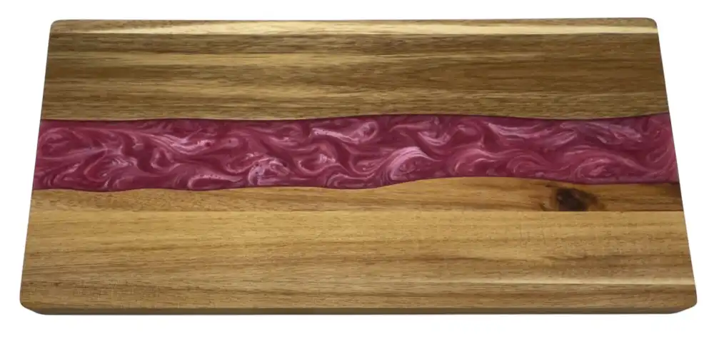 Pink Epoxy Serving Board