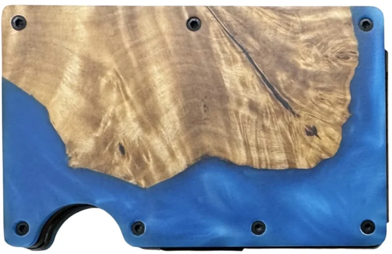 Blue Epoxy Wallet