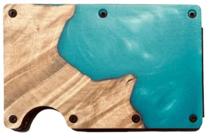 Teal Epoxy Wallet